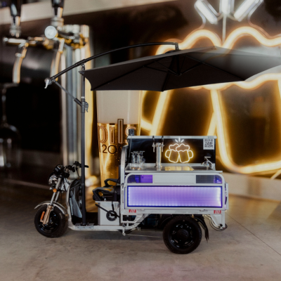 Der kleine Ausschankwagen Der kleine Bierwagen zum Mieten